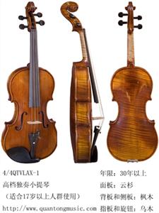 高档独奏小提琴QTVLAX-1手工小提琴、北京小提琴
