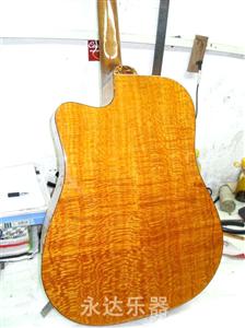 41寸原木色面板吉他