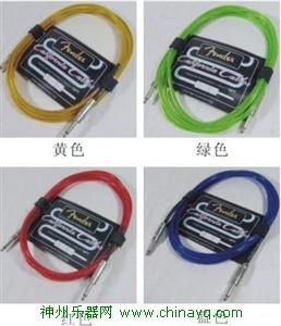 芬达PVC透明音频连接线 广州雅琴乐器吉他配件