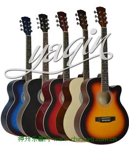 厂家乐器制造雅琴YQ-4010民谣吉他批发 厂家吉他直销