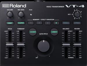 罗兰 VT-4 声码效果器，用键盘激活“百变人声”